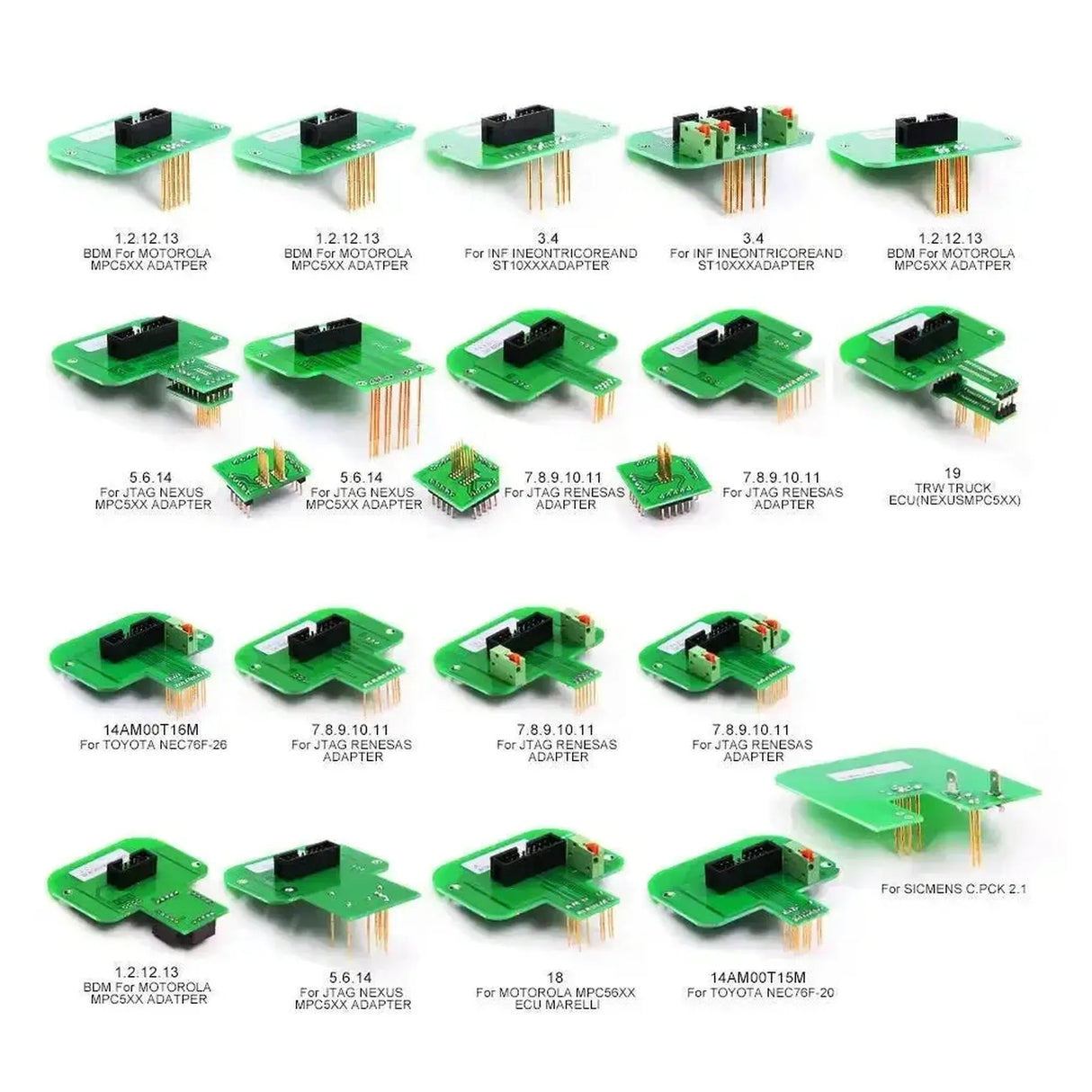 Adapterset (22-teilig) für ECU-Programmierung | Zubehör