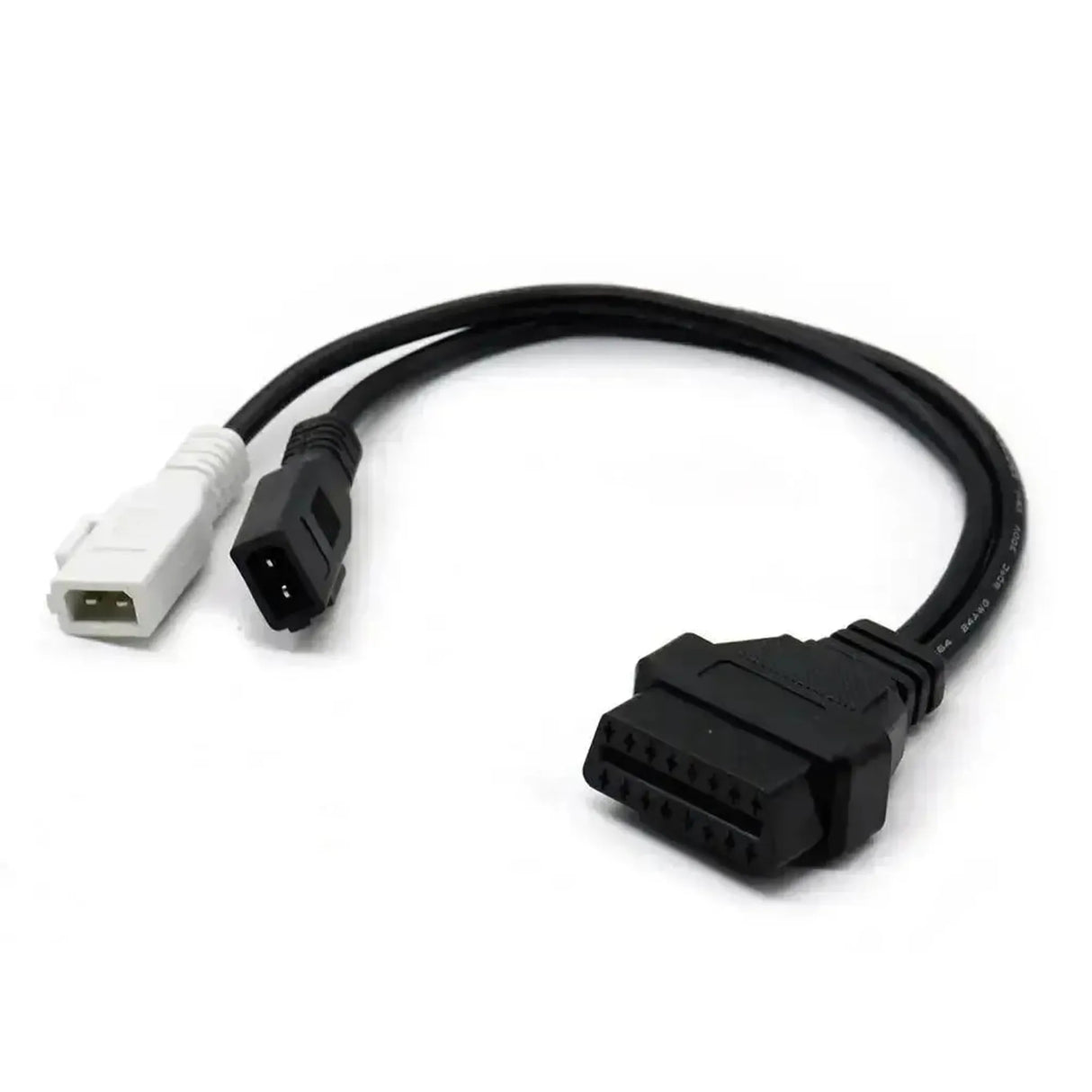 Audi/Seat/Skoda/Volkswagen 2+2-poliges OBD1 – 16-poliges OBD2 Adapterkabel | Personenwagen