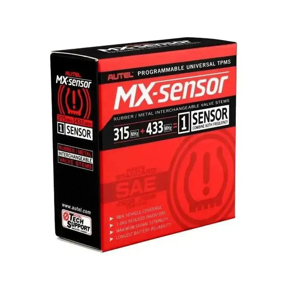 Autel MX-Sensor 315MHz+433MHz (Gummi) | TPMS-Sensor (Einpressen)