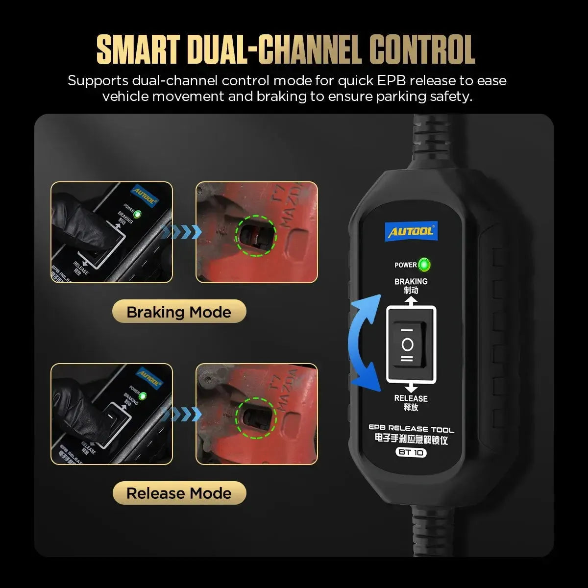 Autool BT10 | Elektronisches Werkzeug zur Entriegelung der Parkbremse