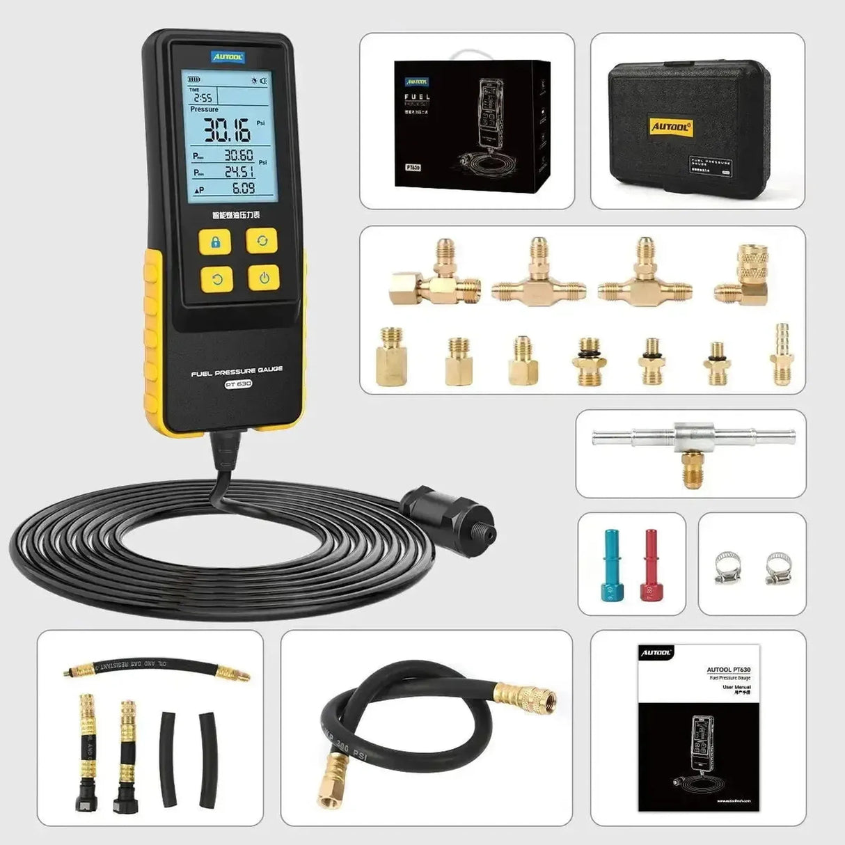 Autool PT630 | Kraftstoffdrucktester
