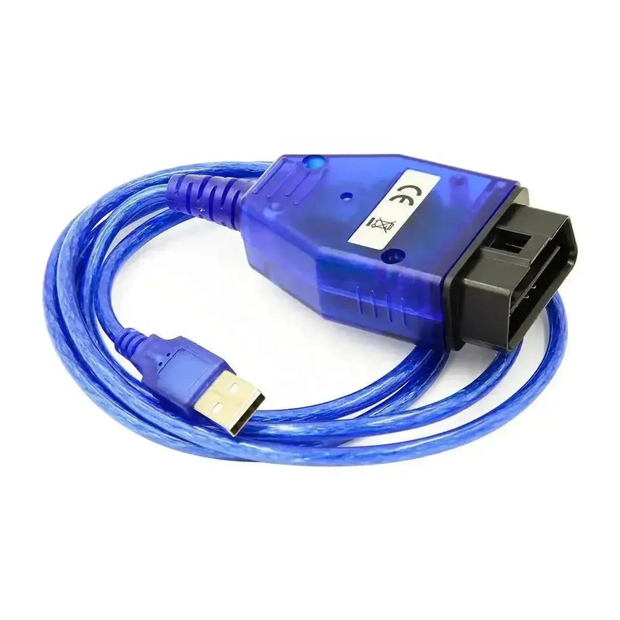 BMW K+DCAN OBD2 - USB (Schalter) | Interfacekabel (Blau)