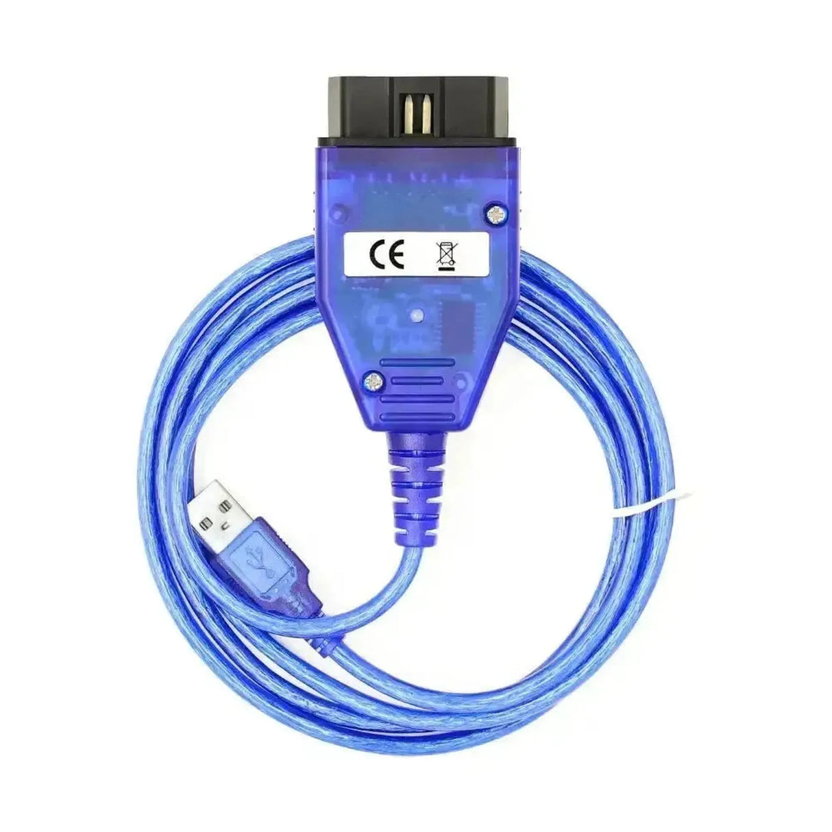 BMW K+DCAN OBD2 - USB (Schalter) | Interfacekabel (Blau)
