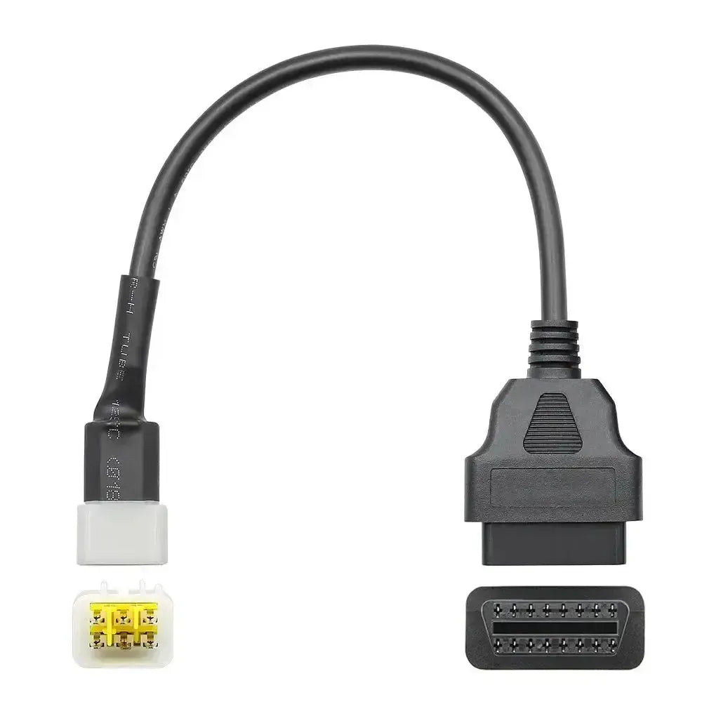 Delphi 6-pins OBD – 16-pins OBD2 Adapterkabel | Motorrad