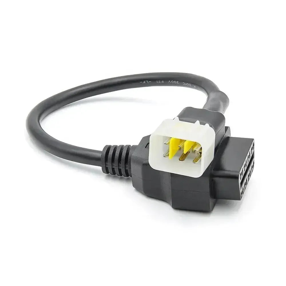 Delphi 6-pins OBD – 16-pins OBD2 Adapterkabel | Motorrad