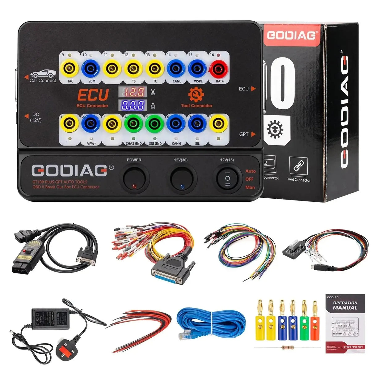 GoDiag GT100 Plus | Breakout-Box