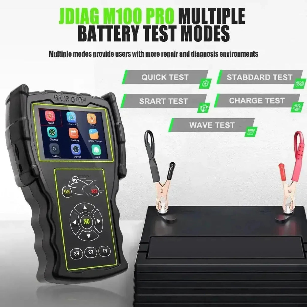 JDiag M100 Pro Vollständiges Motorrad Diagnosegerät