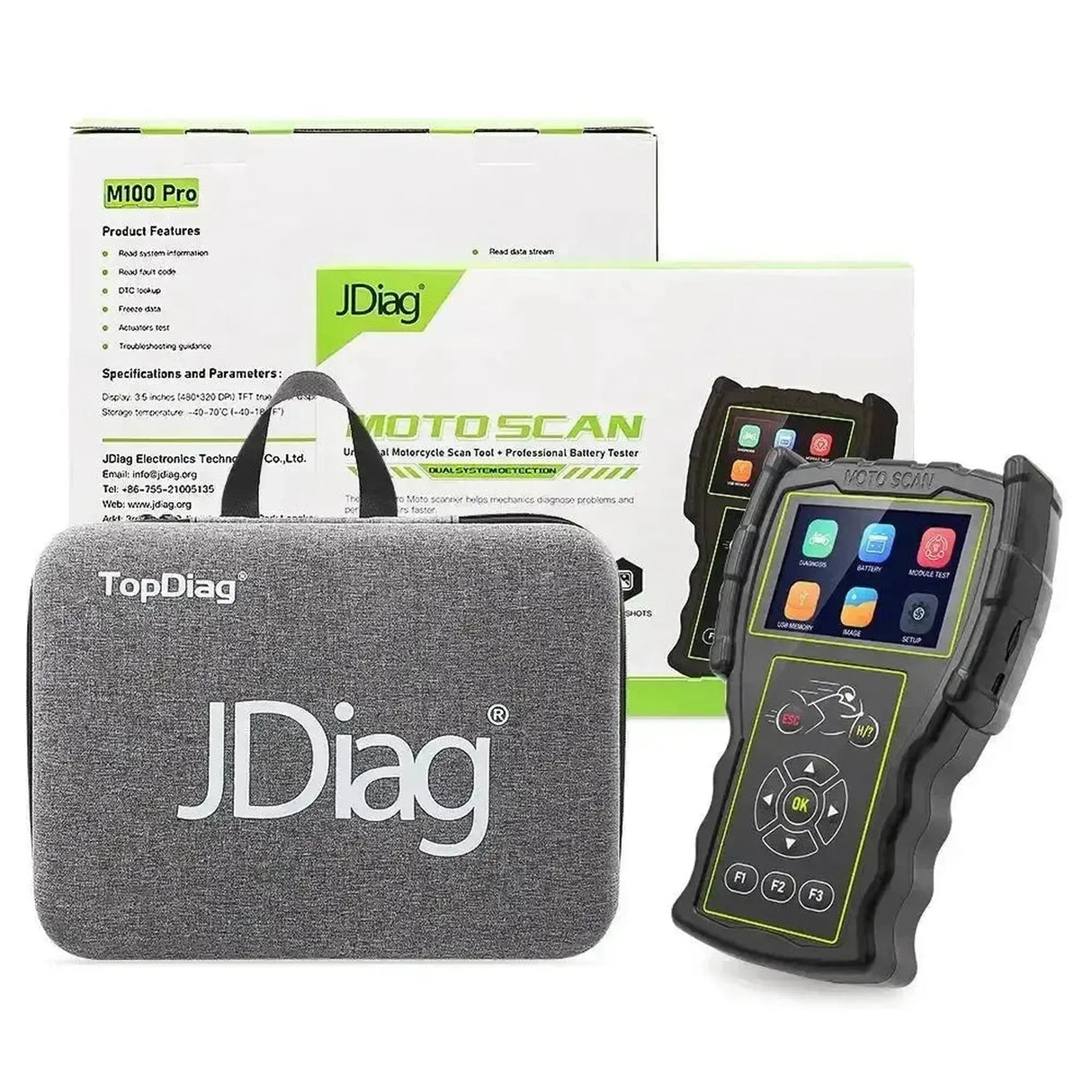 JDiag M100 Pro Motorrad Diagnosegerät