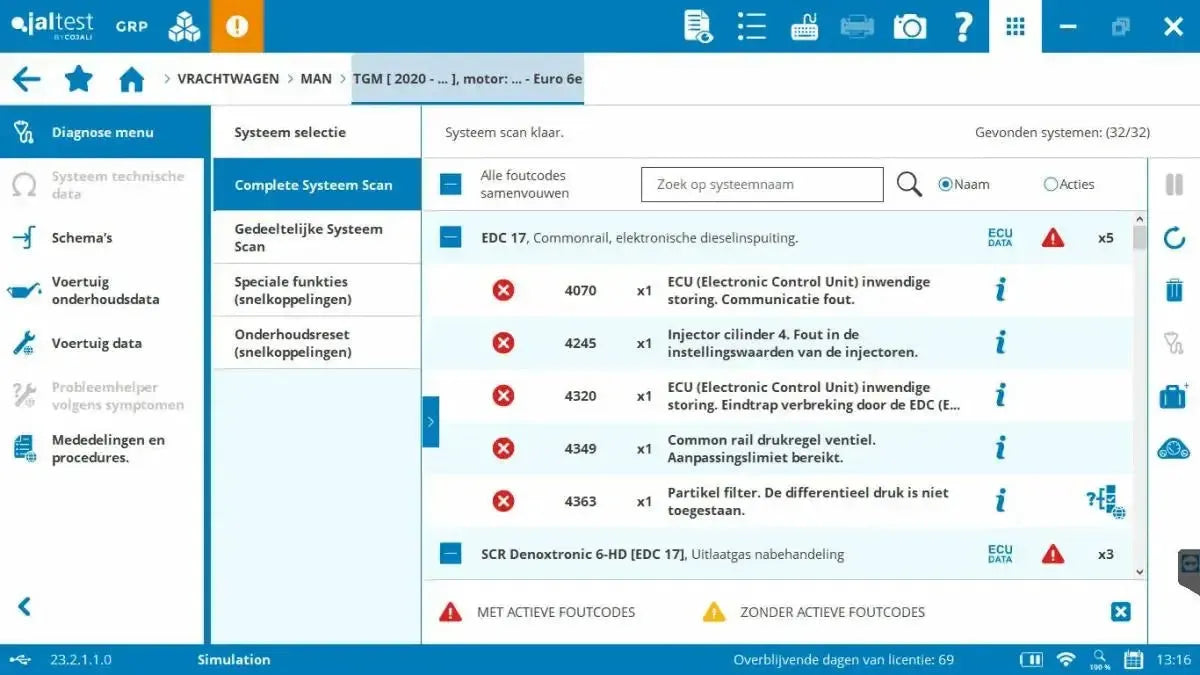 Jaltest CV (Commercial Vehicles) | Diagnosegerät