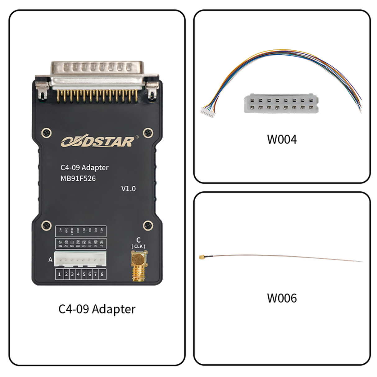 OBDSTAR (C4-09) | Adapterset (MB91F526) | Zubehör
