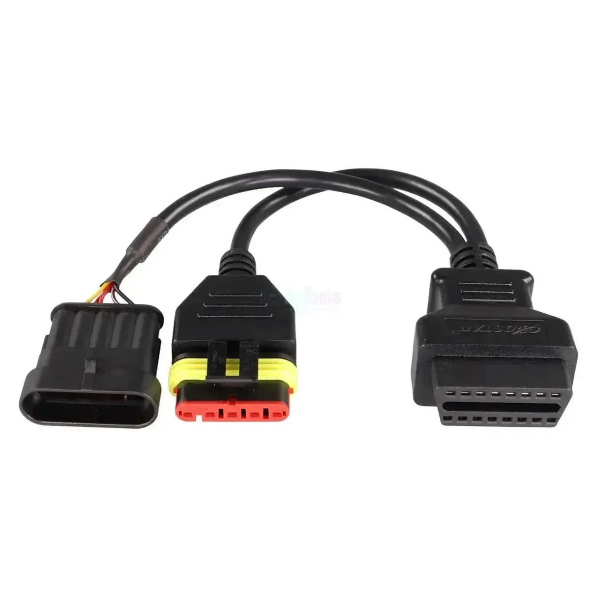 OBDSTAR (M047) | Vespa/Moto Guzzi 5+5-polige OBD – 16-polige OBD2 Adapterkabel | Motorrad