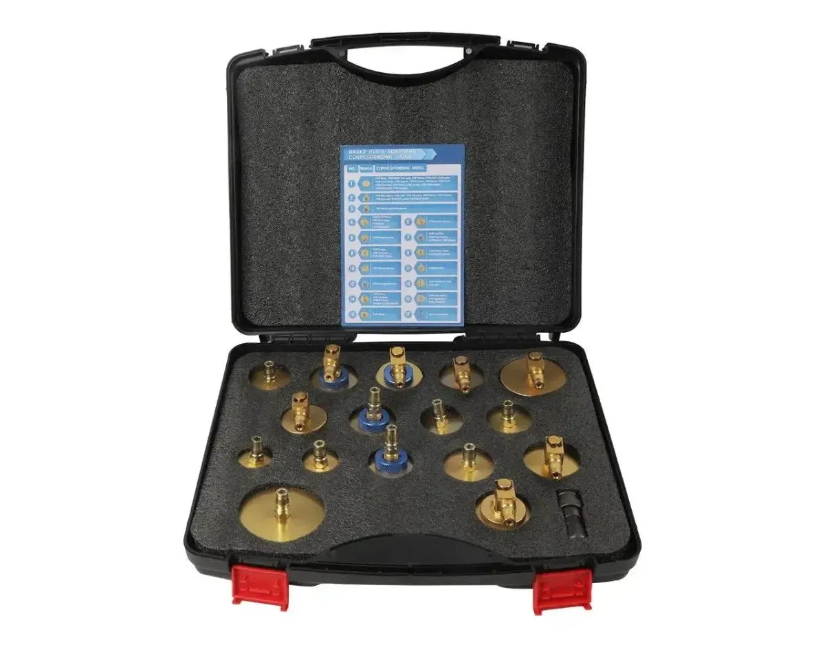 Remvloeistofreservoir Adapter Set 17-teilig