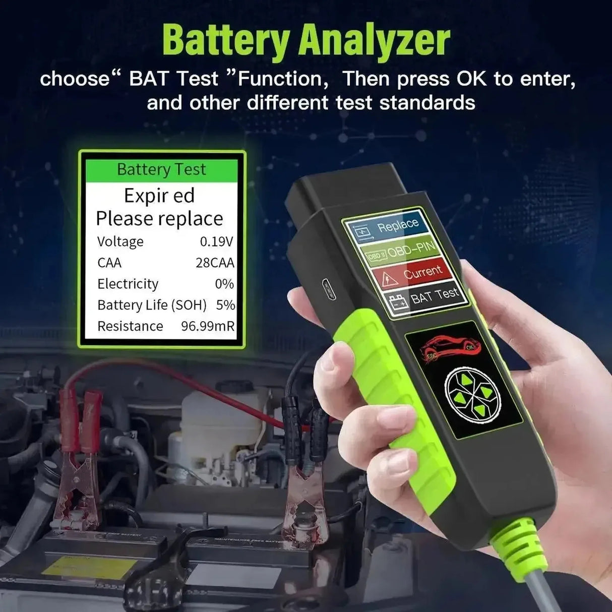 TopDiag BT400 Multifunktional | Batterietester
