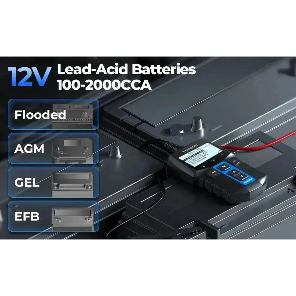Topdon BT100W | Batterietester