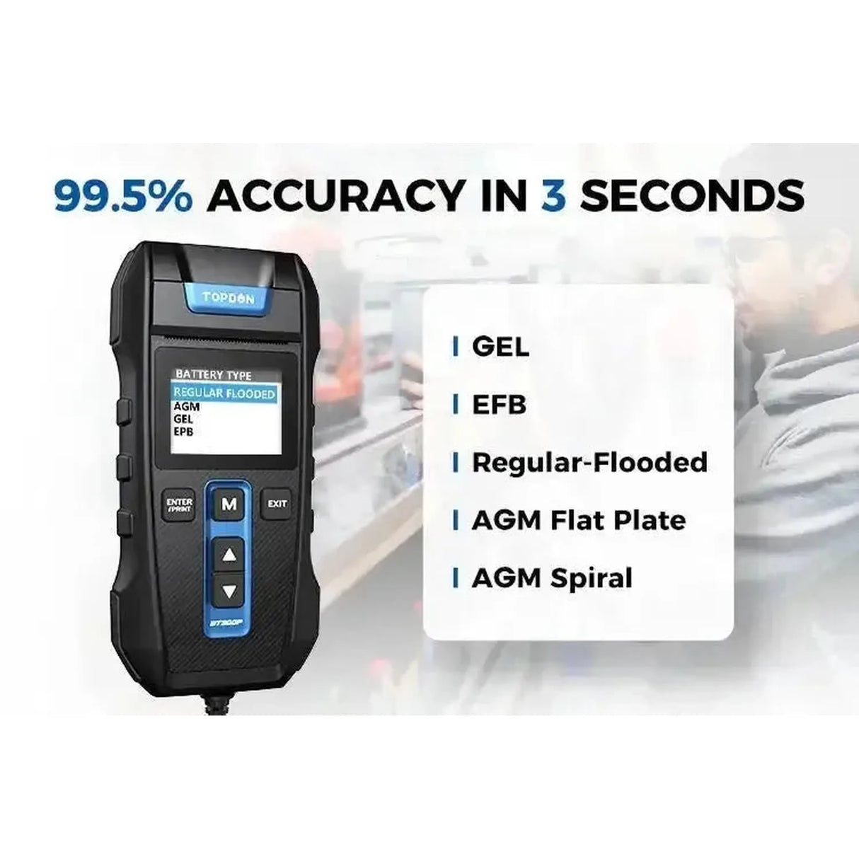 Topdon BT300P | Batterietester