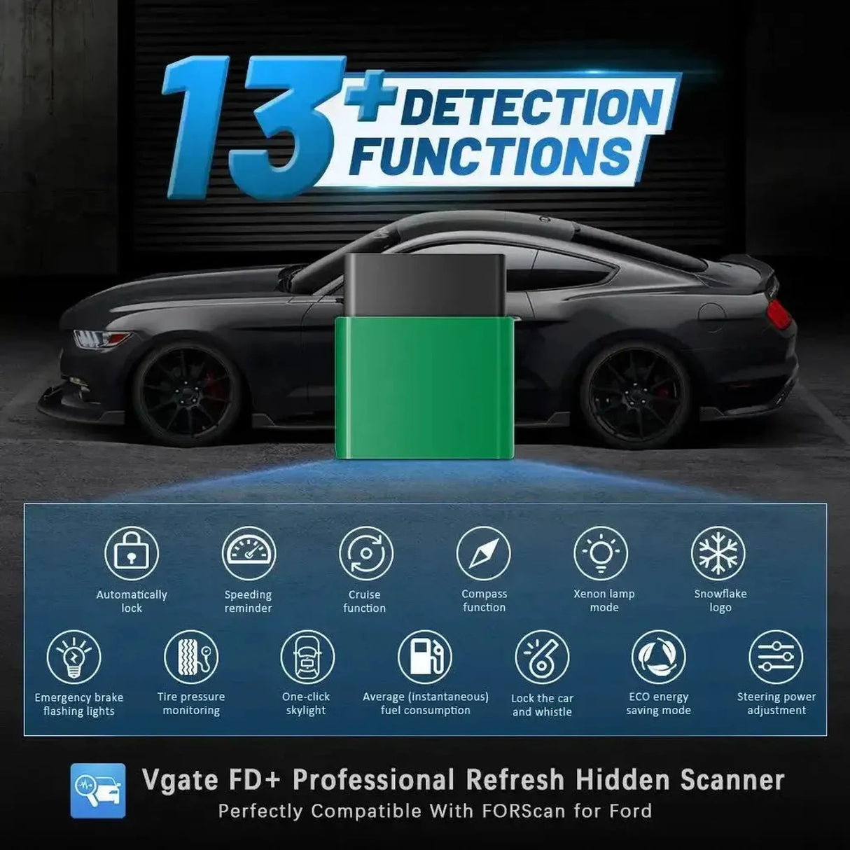 Vgate vLinker FD+ | ELM327-Schnittstelle (Bluetooth 4.0)