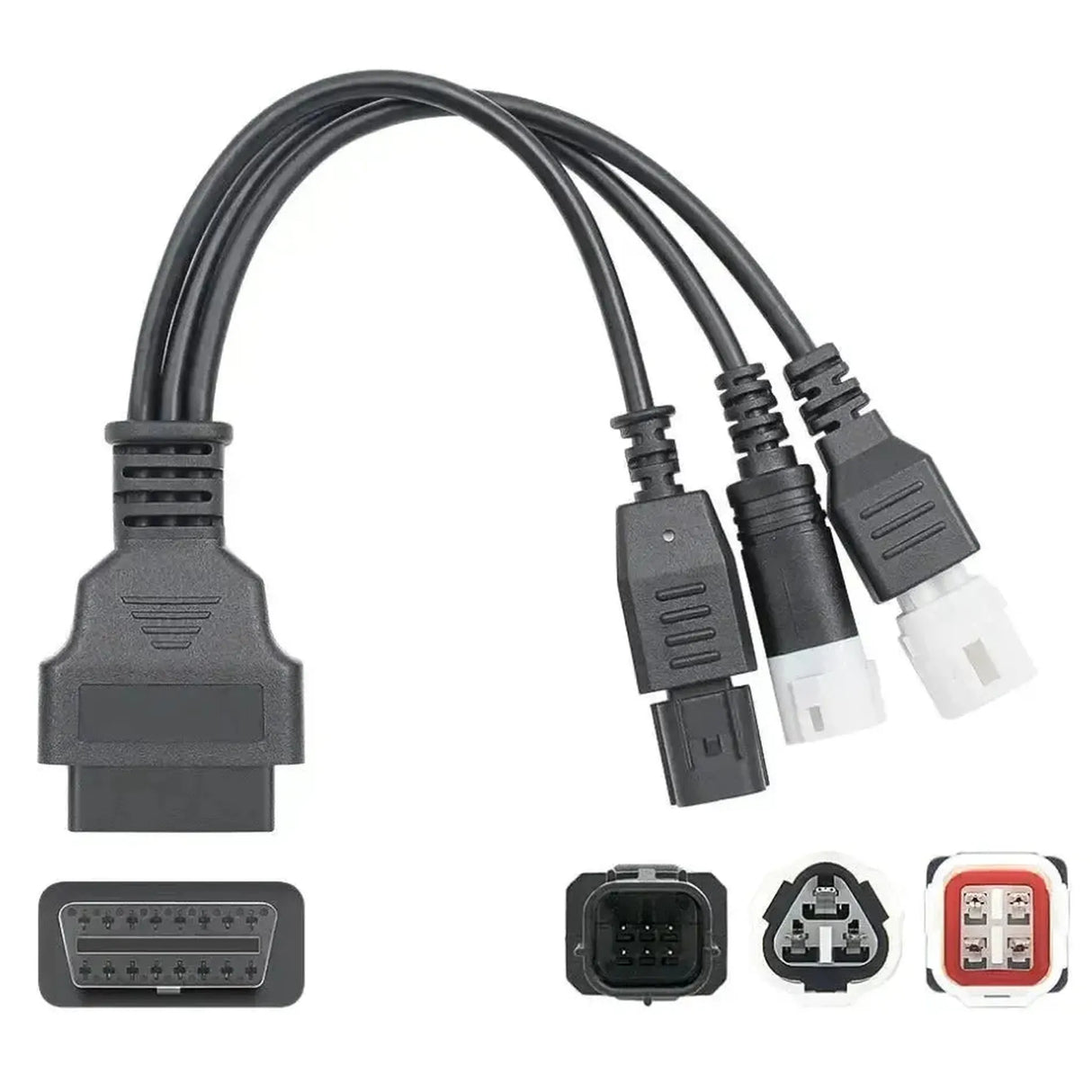Yamaha 3+4+6-polig - 16-polig OBD2 Adapterkabel | Motorrad