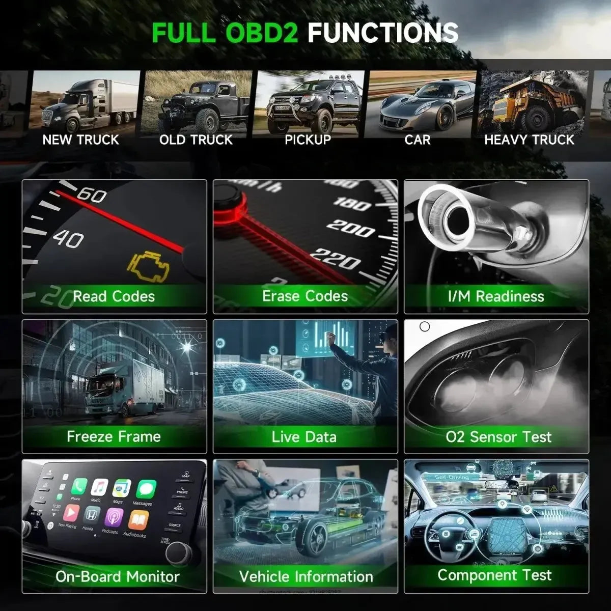 Ancel HD100 Lastkraftwagen Diagnosegerät