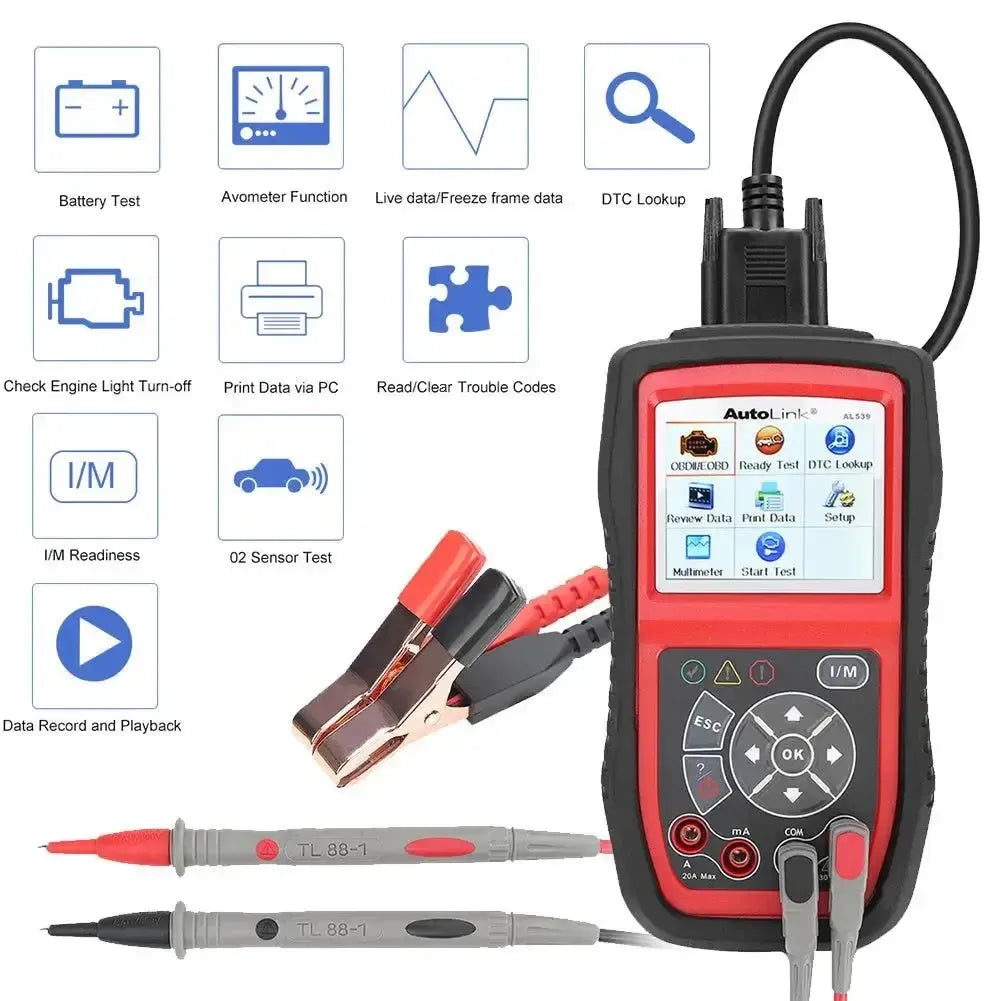 Autel AutoLink AL539B | Fehlercode-Leser/Multimeter