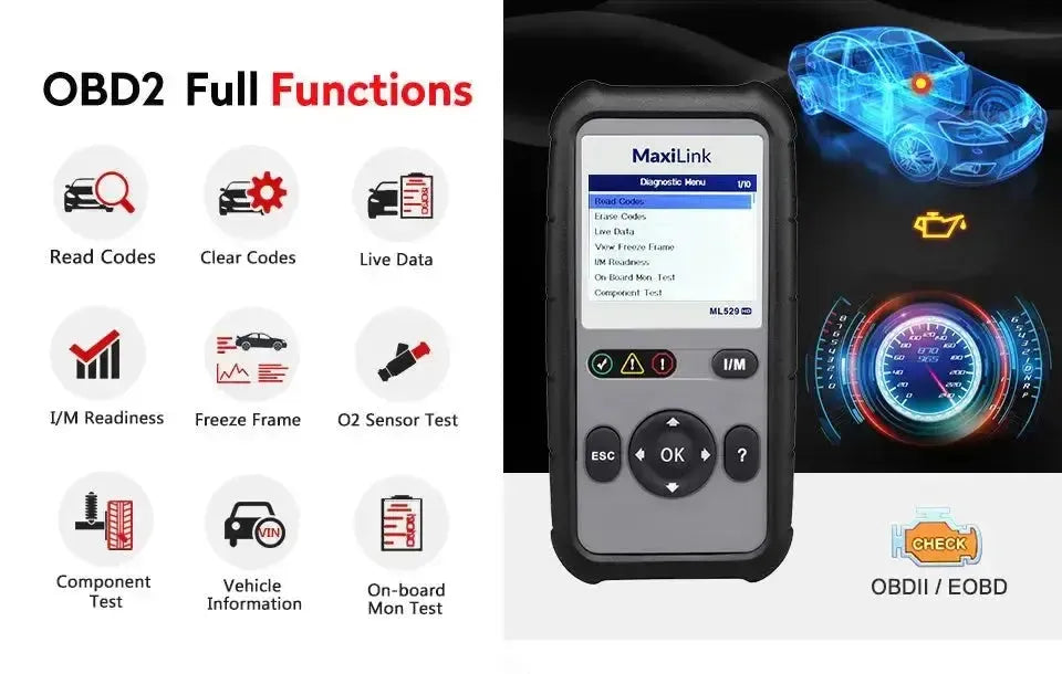 Autel MaxiLink ML529HD Auto/Lastkraftwagen Fehlercode-Leser