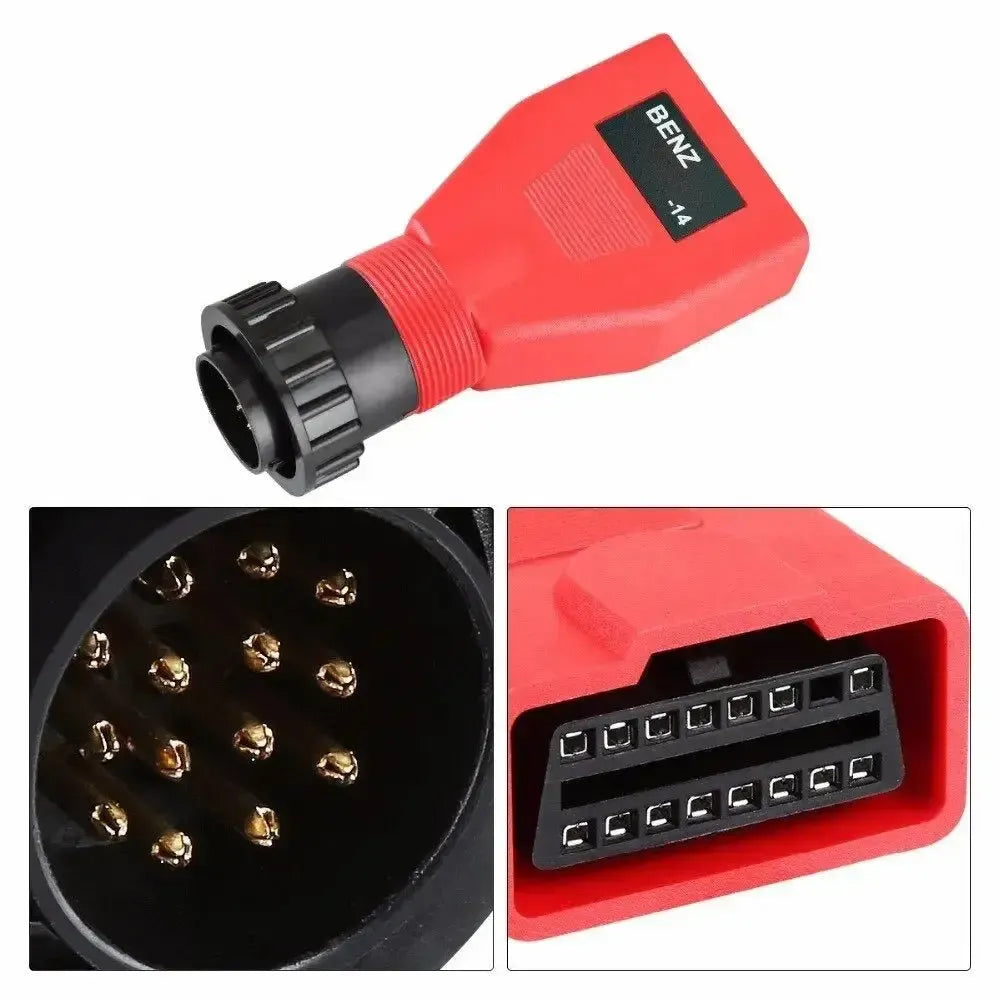 Autel | Mercedes (Sprinter) 14-poliger OBD1 - 16-poliger OBD2 Adapter | Lieferwagen