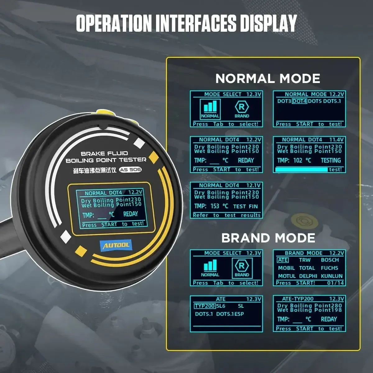 Autool AS506 | Bremsflüssigkeitstester
