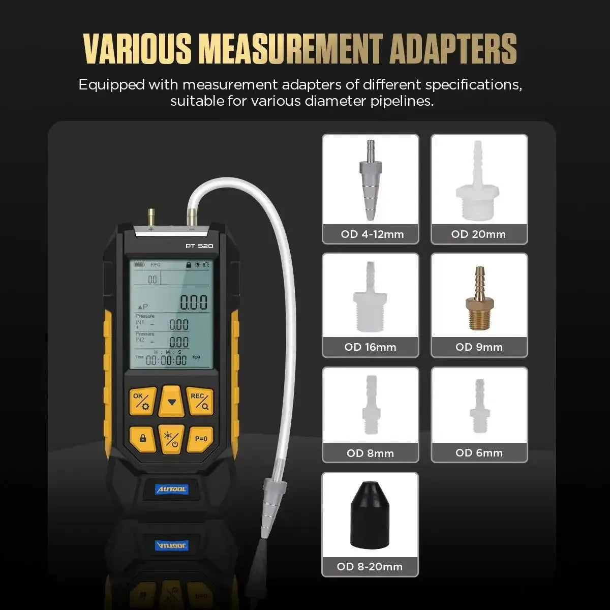 Autool PT520 | Luchtdrucktester