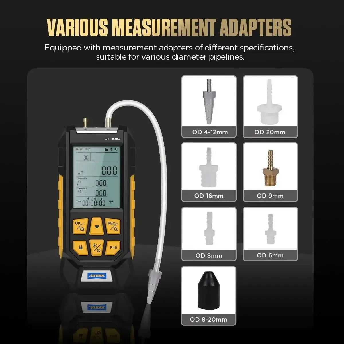 Autool PT530 | Luchtdrucktester