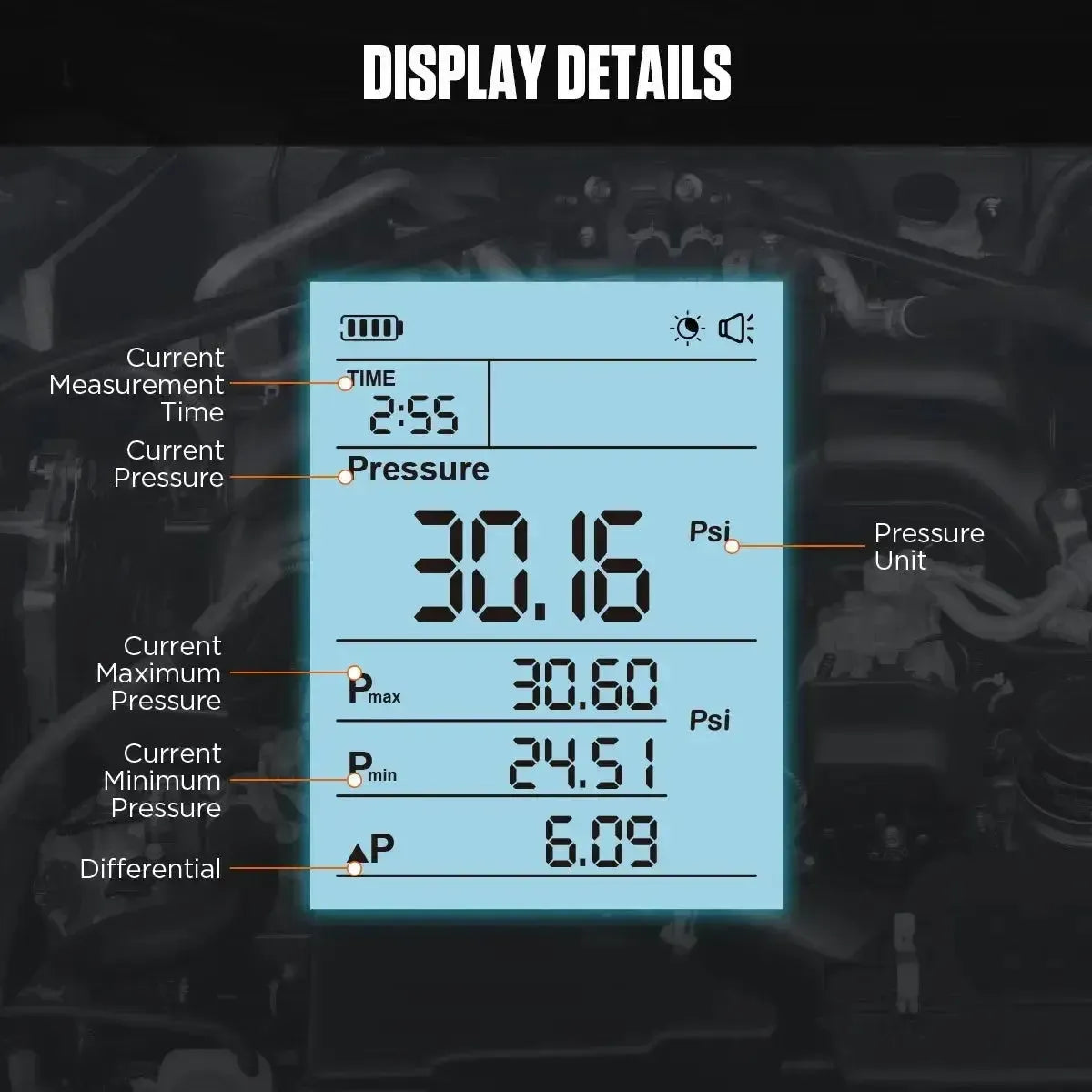 Autool PT630 | Kraftstoffdrucktester