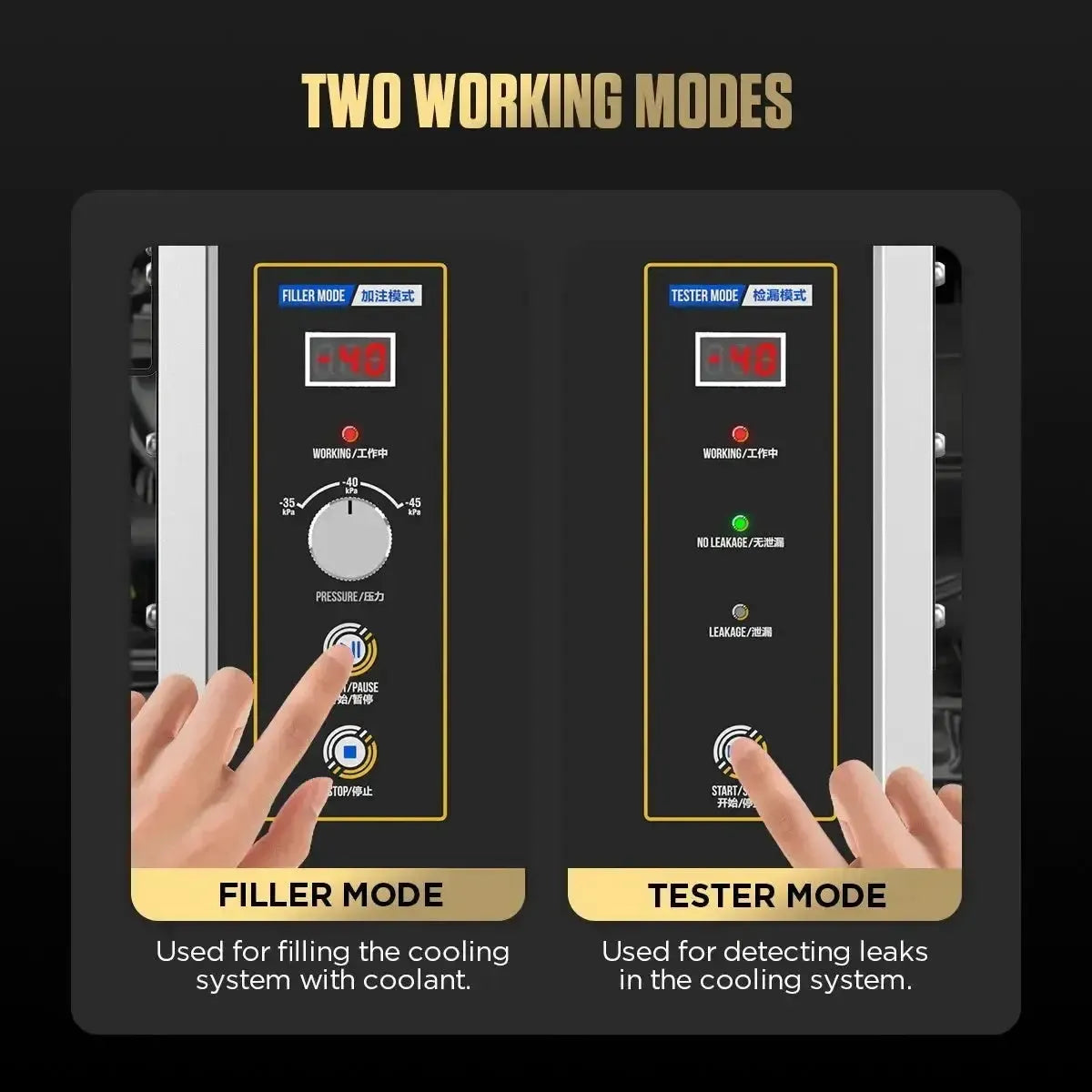 Autool SC301 | Kühlflüssigkeitstester & Entlüfter