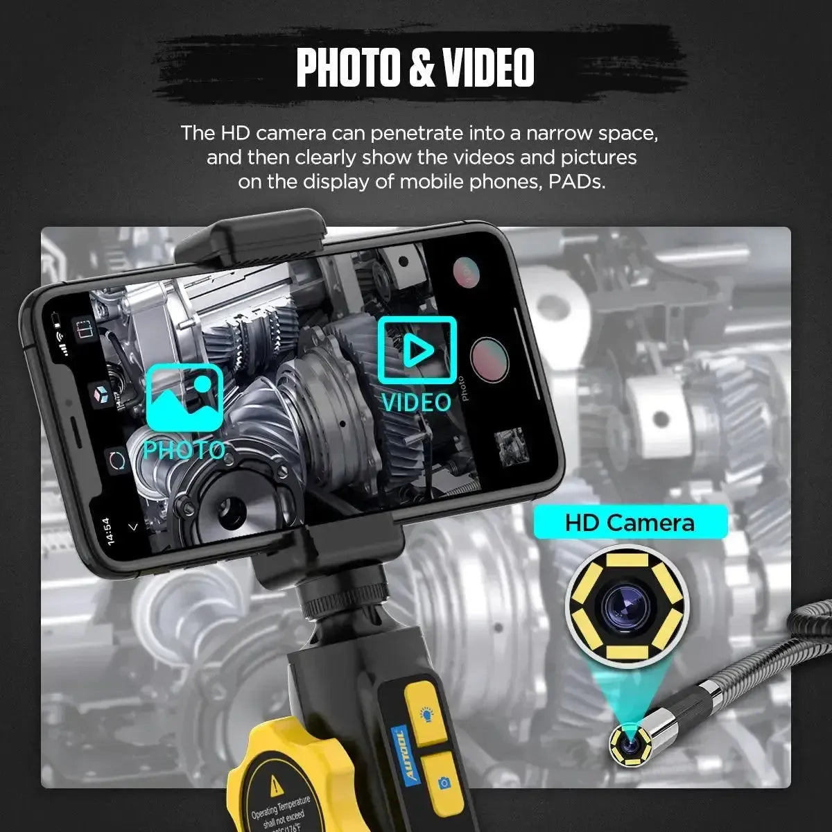 Autool SVB302 | Inspektionskamera (6.35 mm)