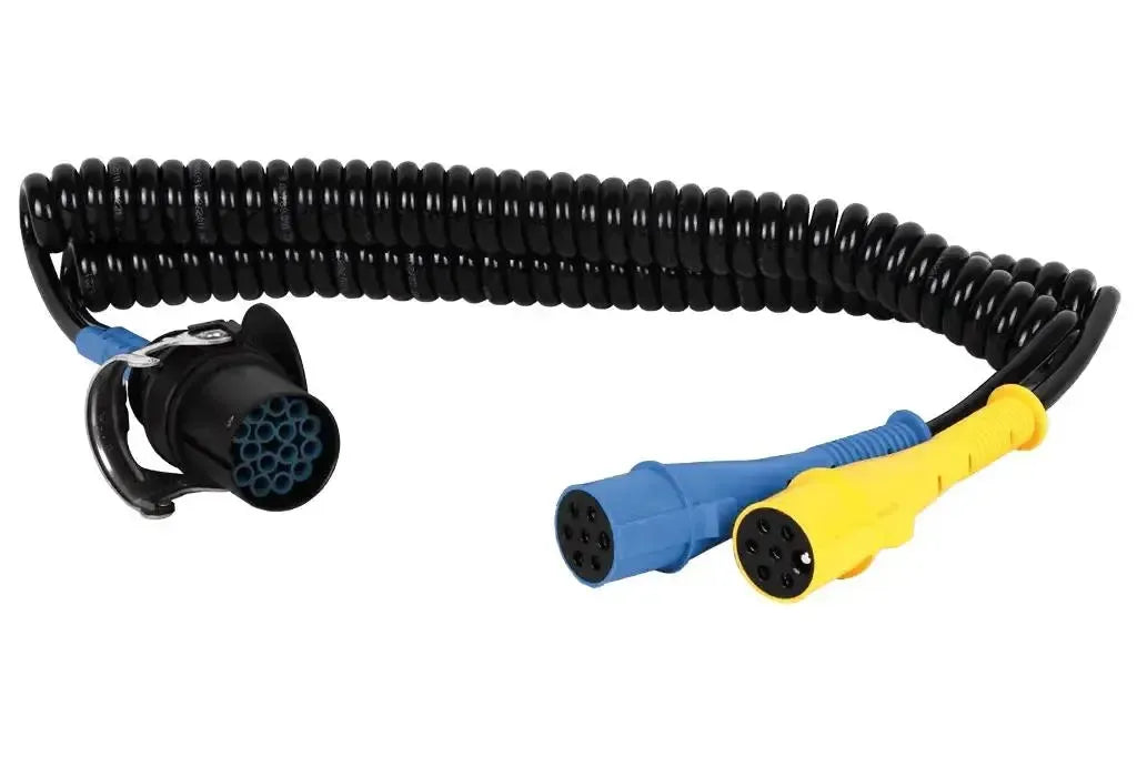 Cojali | Mercedes 15-polig - 7-polig Typ-S/N Spiraalkabel | Anhänger