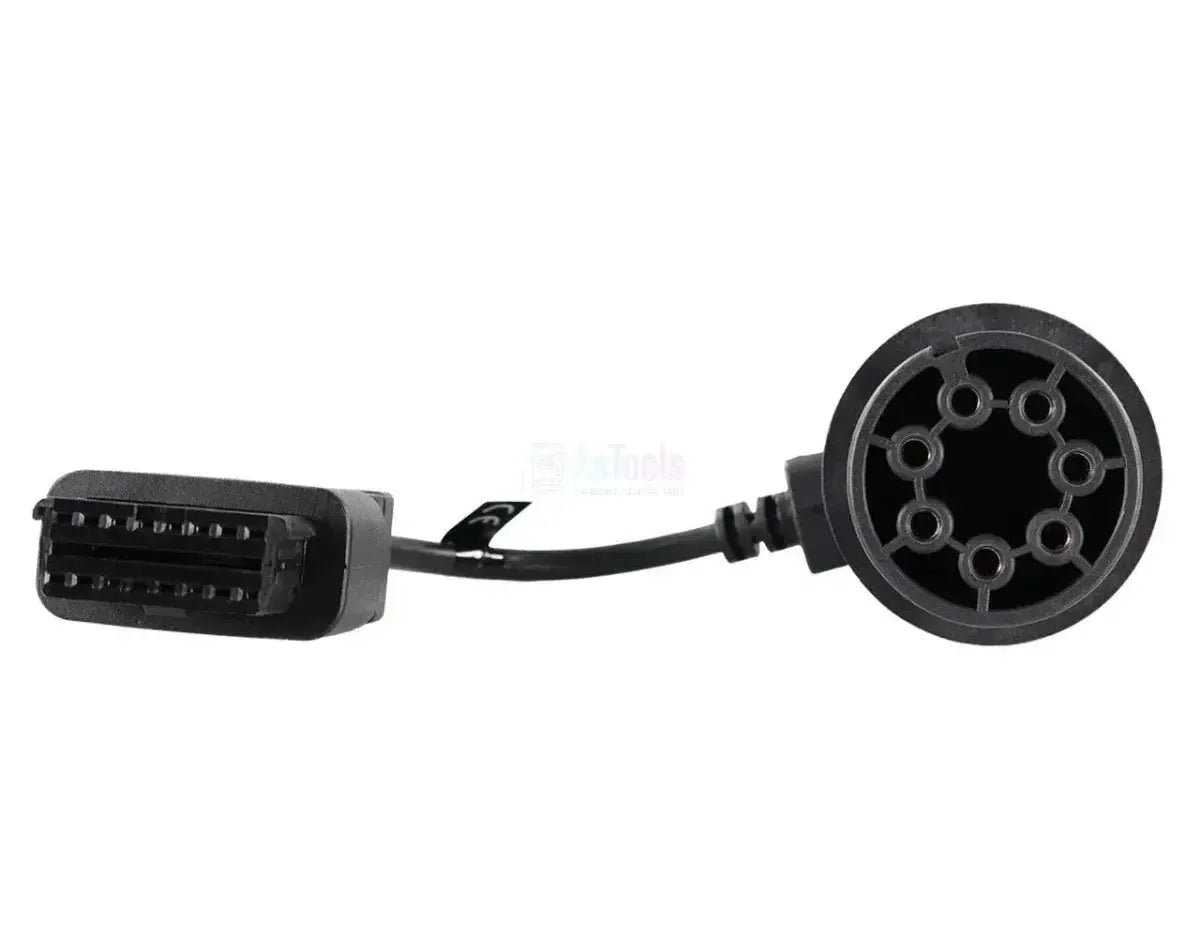 Jaltest (JDC110A) | 7+7-polig CAN ISO 7638 - 16-polig OBD2 Adapter | Anhänger