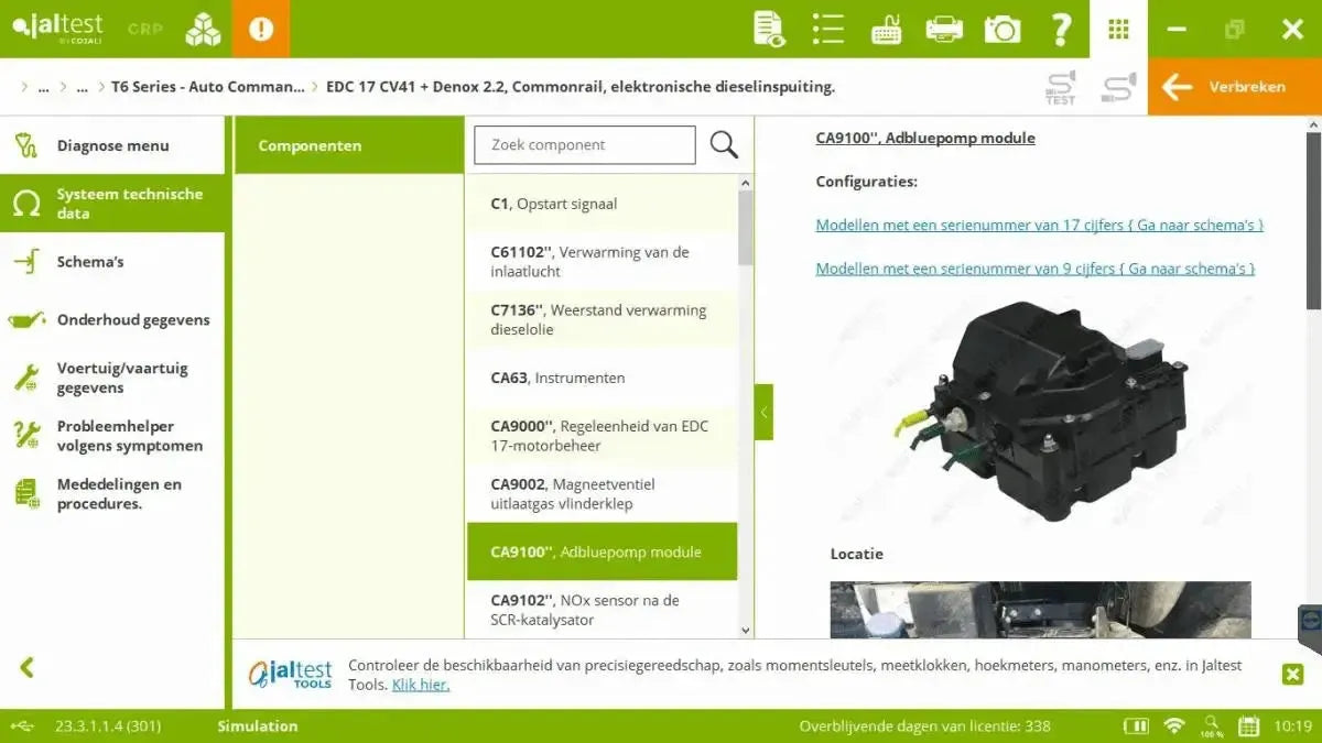 Jaltest AGV (Landwirtschaftlich) Diagnosegerät