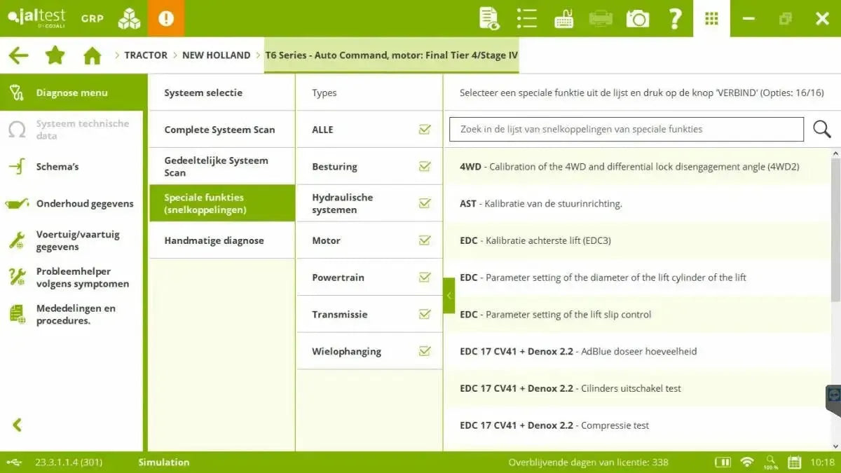 Jaltest AGV (Landwirtschaftlich) Diagnosegerät