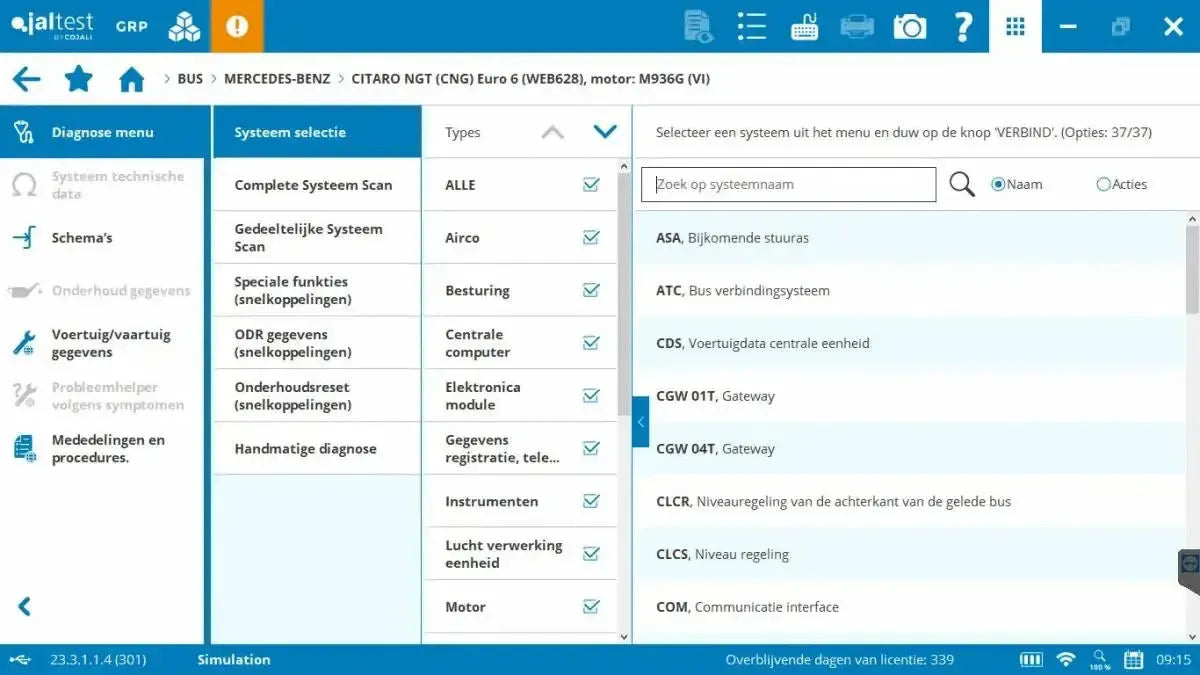Jaltest Bus Diagnosegerät