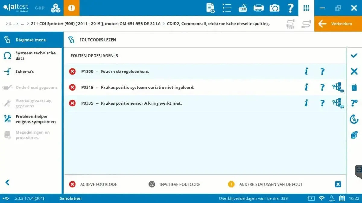 Jaltest LCV (Leichtes Nutzfahrzeug) Diagnosegerät