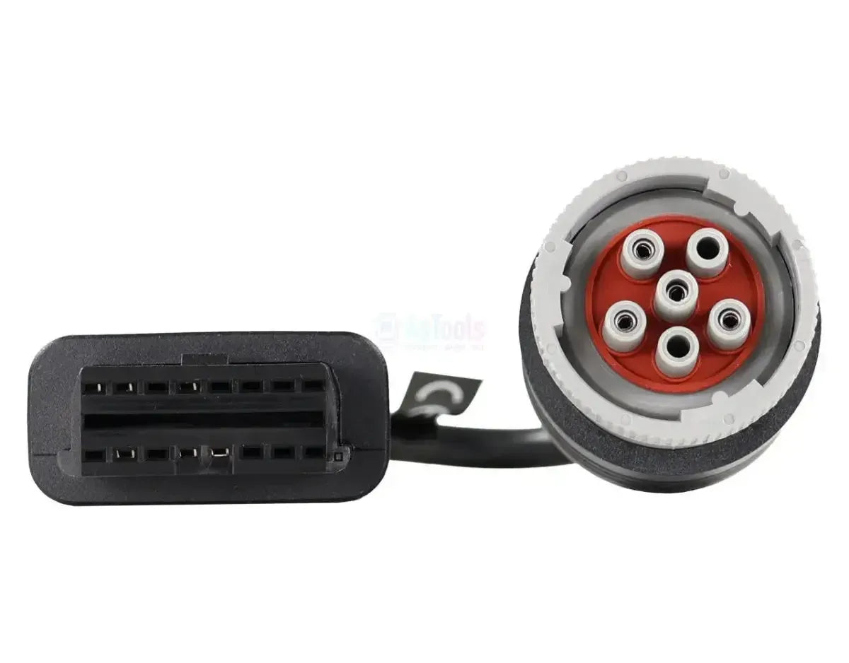 Jaltest (JDC629A) | Deutsch 6-polig OBD – 16-polig OBD2 Adapterkabel | Motorboot