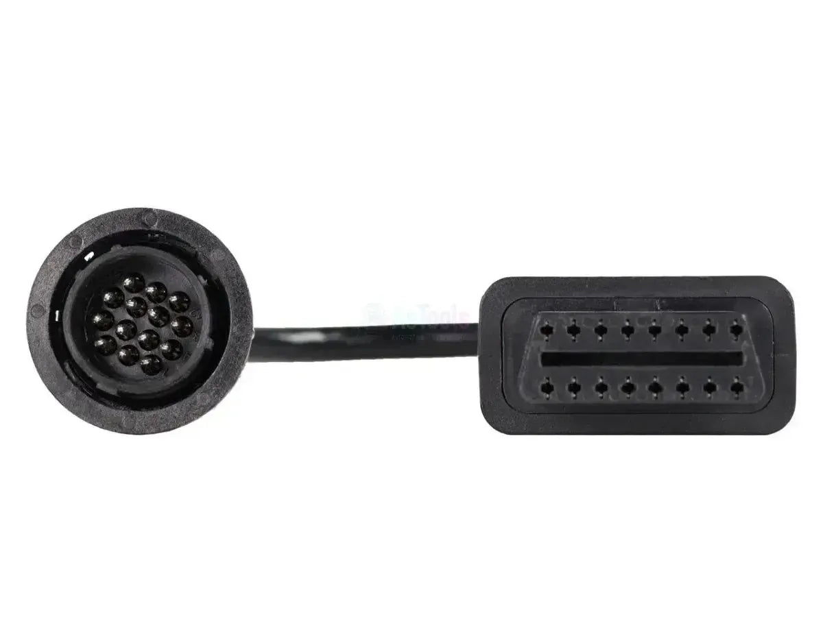 Jaltest (JDC512A) | Deutz-Fahr/Same/Lamborghini 14-poliges OBD - 16-poliges OBD2 Adapterkabel | Landwirtschaftliches Fahrzeug