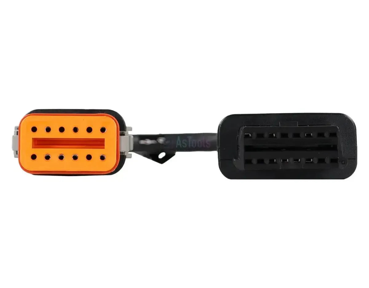 Jaltest (JDC536A) | Komatsu 12-poliges OBD – 16-poliges OBD2 Adapterkabel | Geländefahrzeug- und Baumaschine