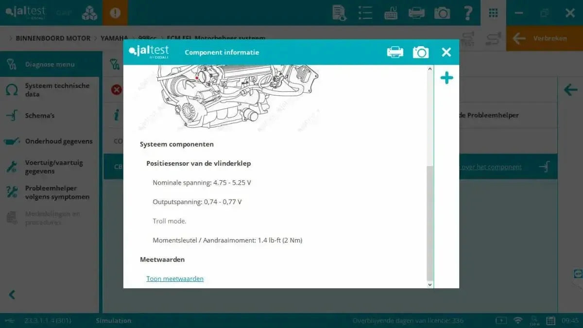 Jaltest Marine (Binnenboord) Diagnosegerät