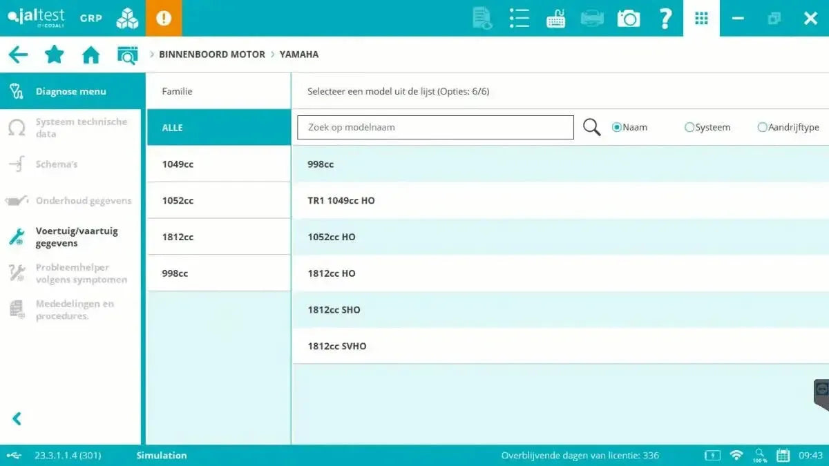 Jaltest Marine (Binnenboord) Diagnosegerät