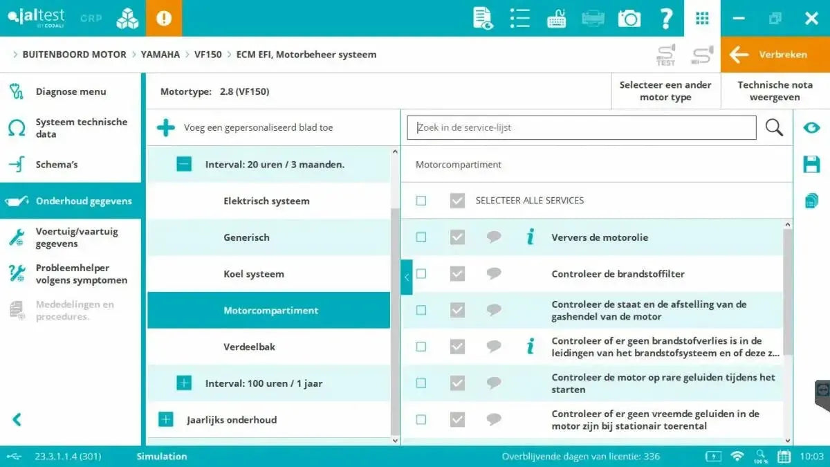 Jaltest Marine (Außenbord) Diagnosegerät