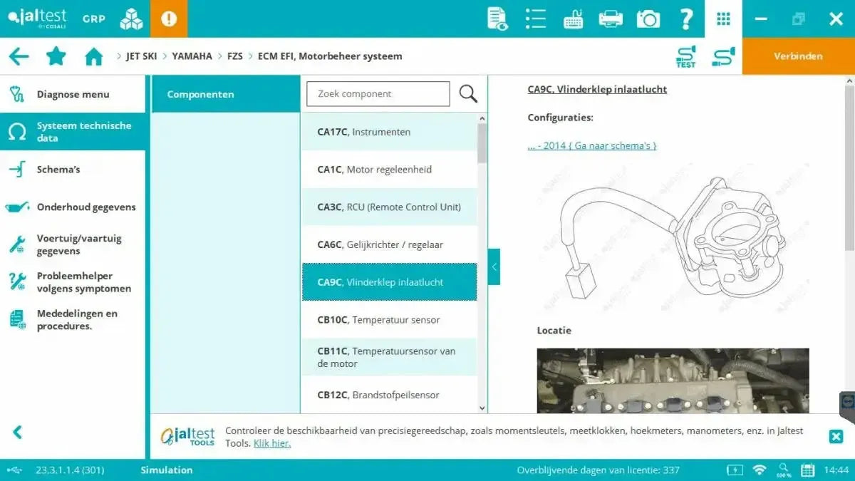 Jaltest Marine (Jetski) Diagnosegerät