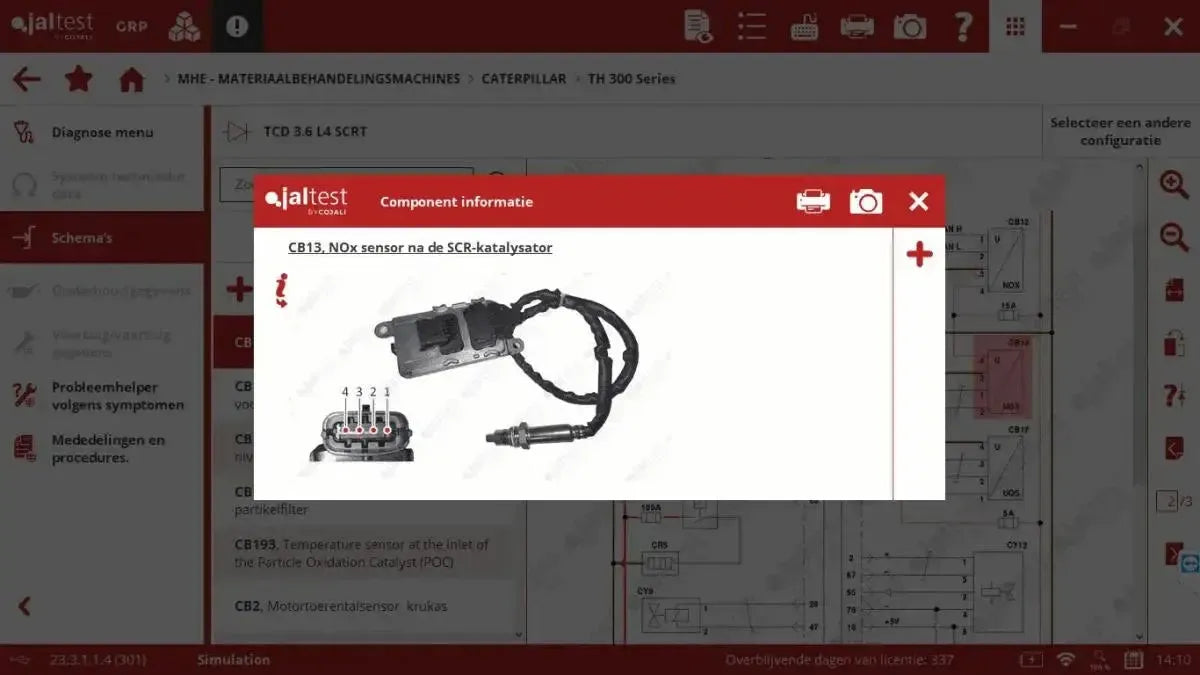 Jaltest MHE (Material Handling Equipment) Diagnosegerät