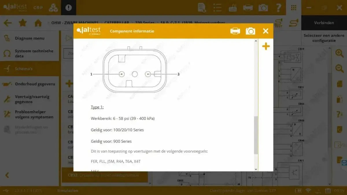 Jaltest Kehrmaschinen Diagnosegerät