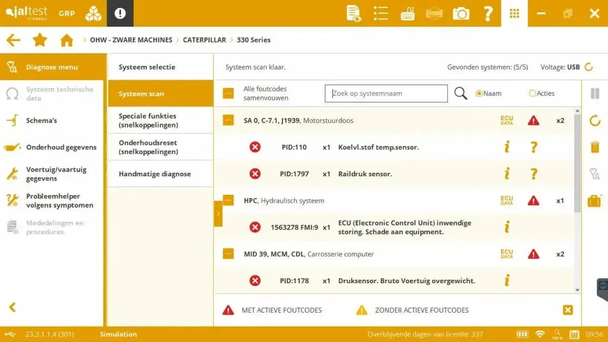 Jaltest Kehrmaschinen Diagnosegerät