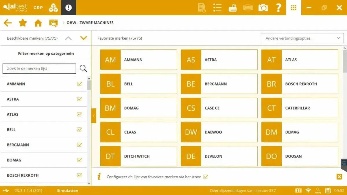 Jaltest OHW (Off-Highway) Diagnosegerät