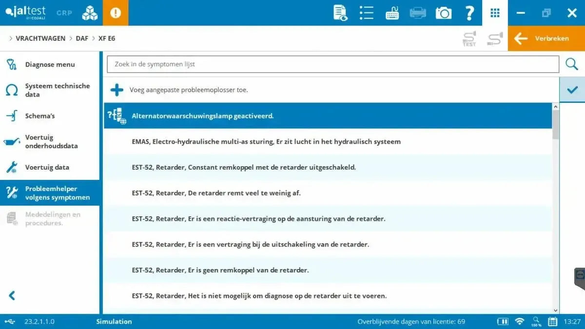Jaltest Lastkraftwagen Diagnosegerät