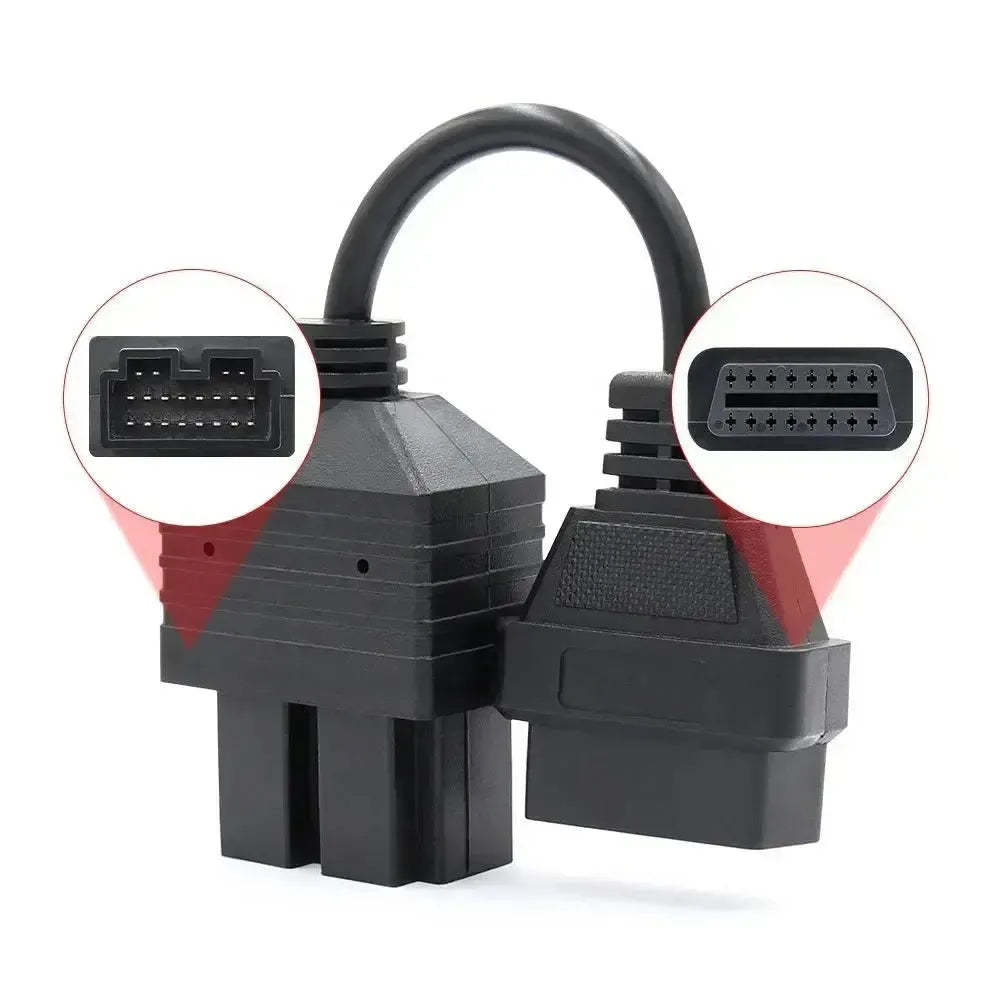 Kia 20-pins OBD1 – 16-pins OBD2 Adapterkabel | Personenauto
